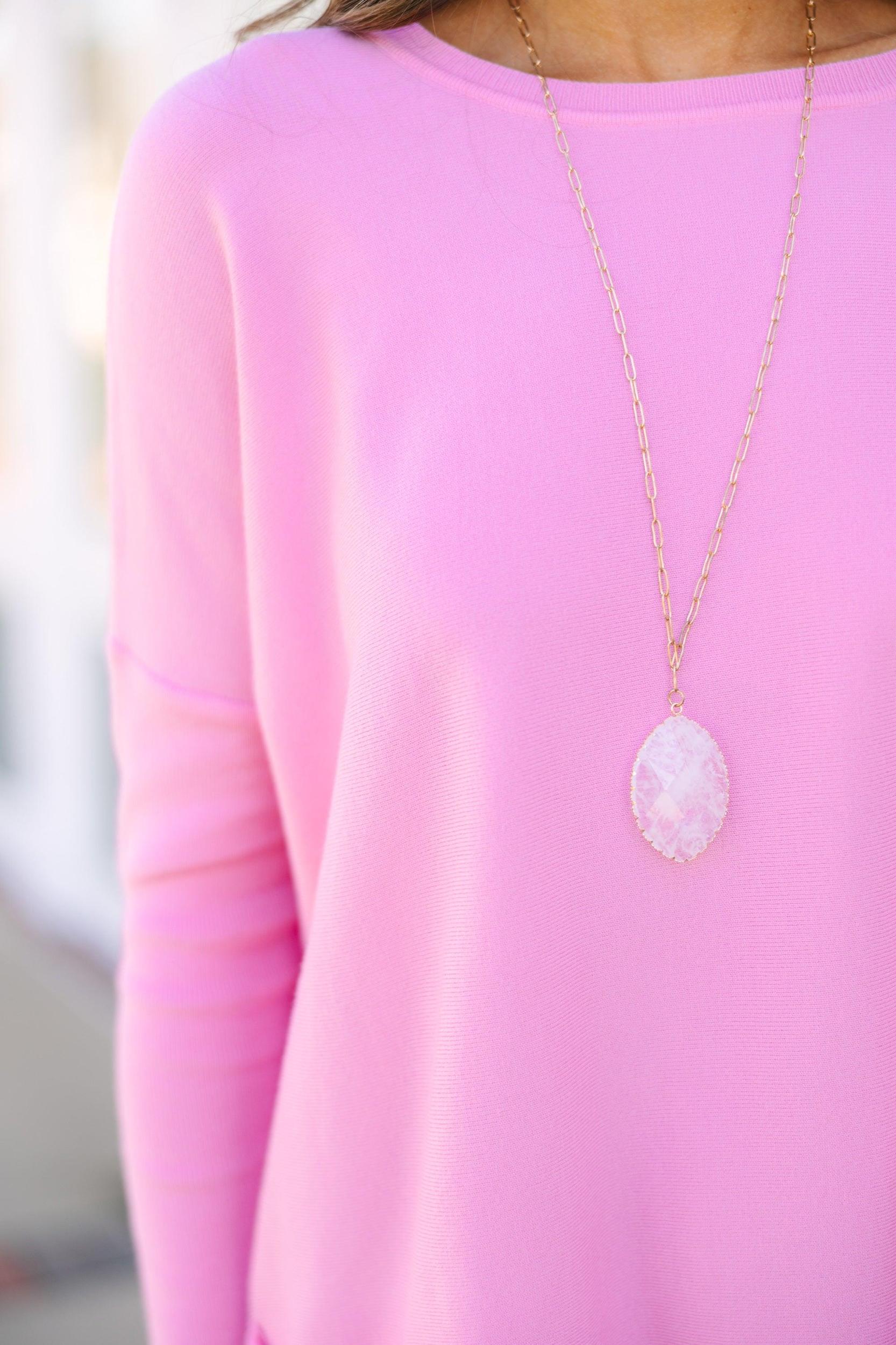 Loving My Life Pink Pocket Tunic Female Product Image