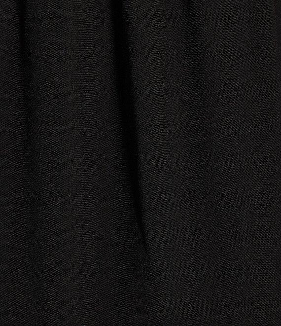 GB Tie Neck Short Sleeve Tiered Maxi Dress Product Image