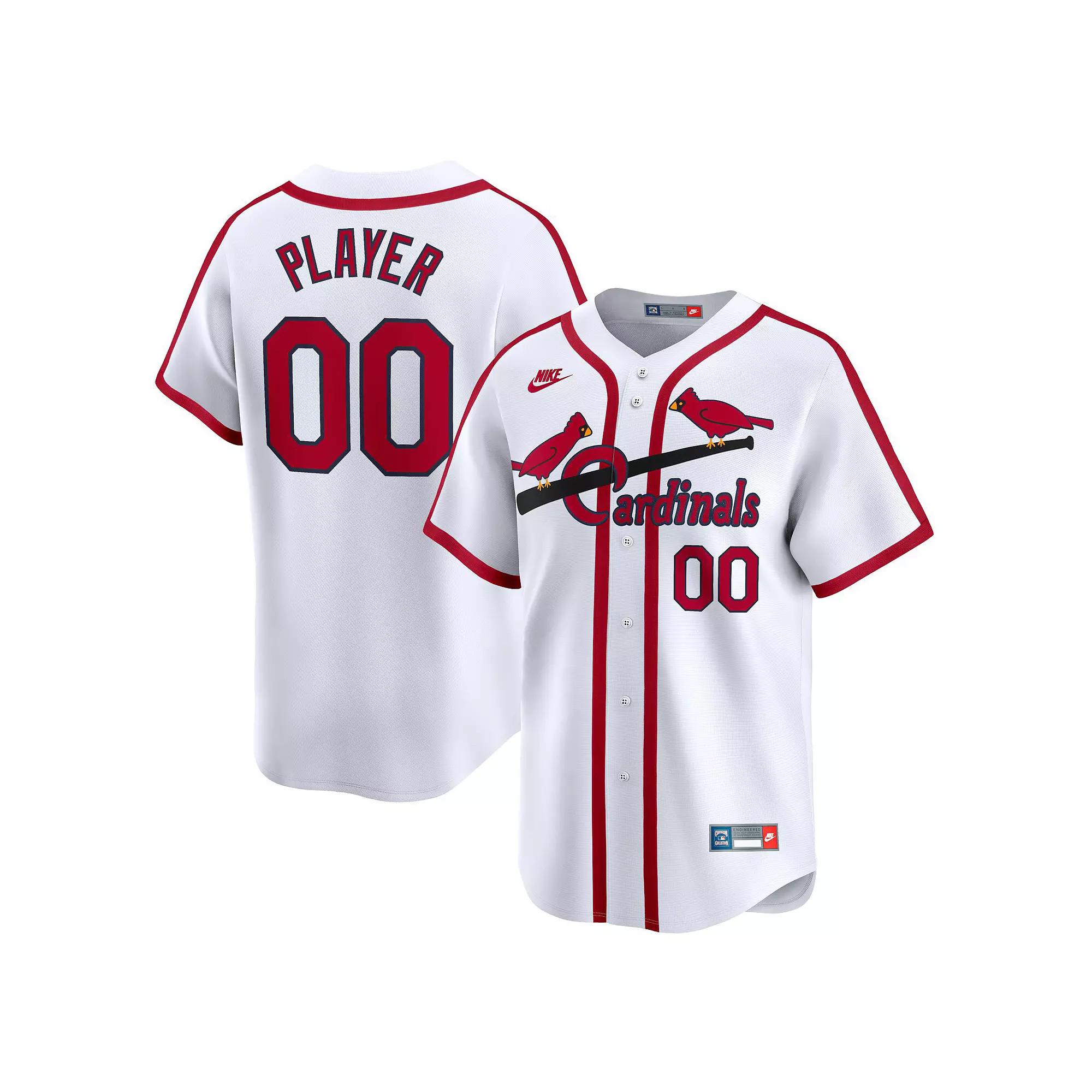 Men's Nike White St. Louis Cardinals Cooperstown Collection Limited Jersey,  Product Image