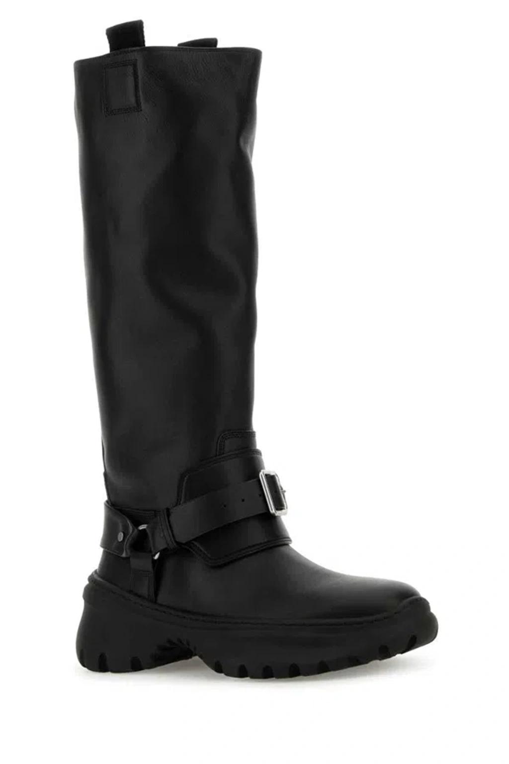 BURBERRY 40mm Lf Stomp High Boots In Black Product Image