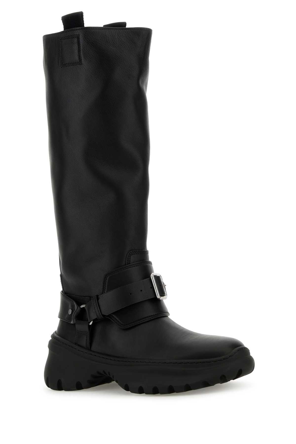 BURBERRY 40mm Lf Stomp High Boots In Black Product Image