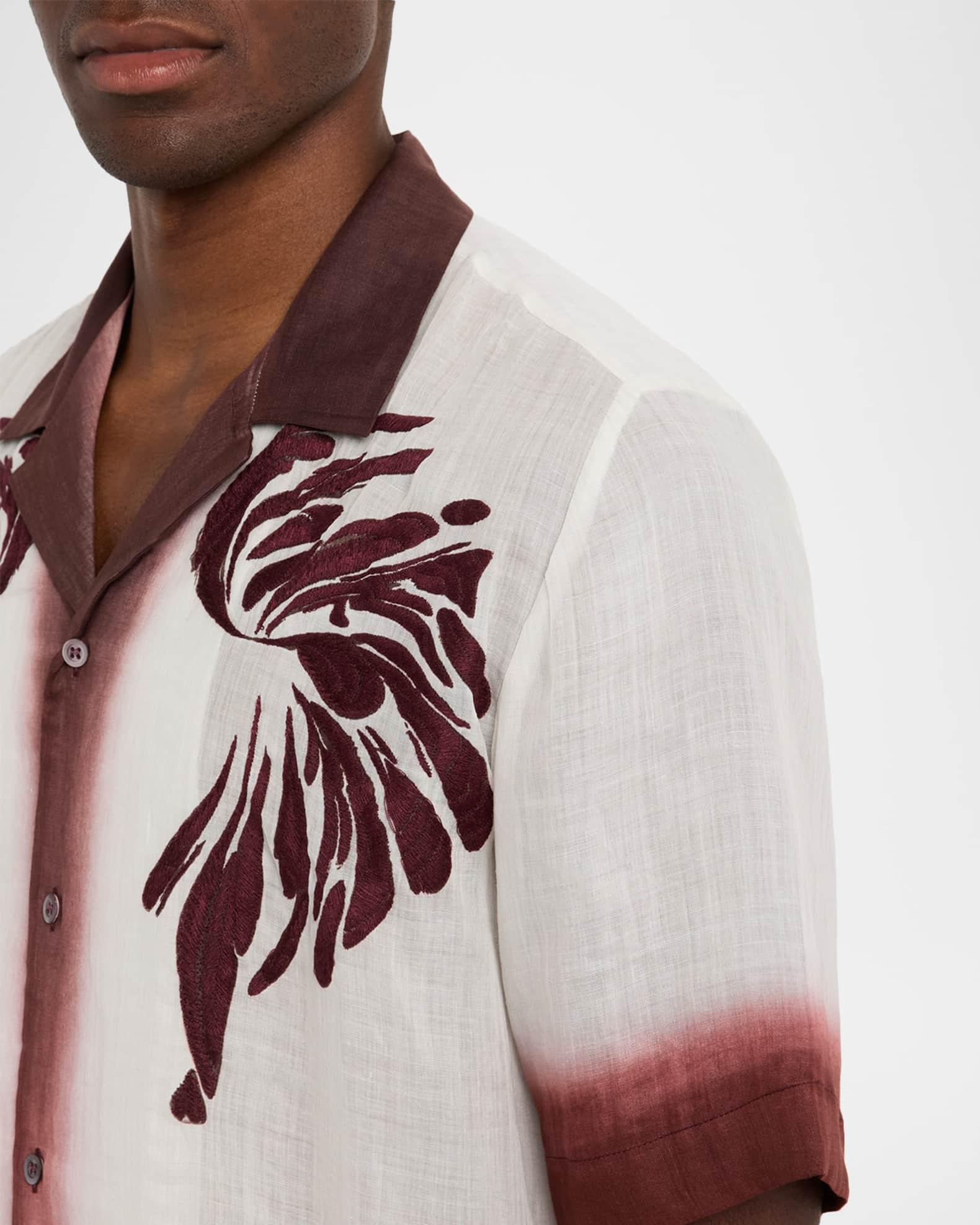 Men's Carltone Embroidered Camp Shirt Product Image