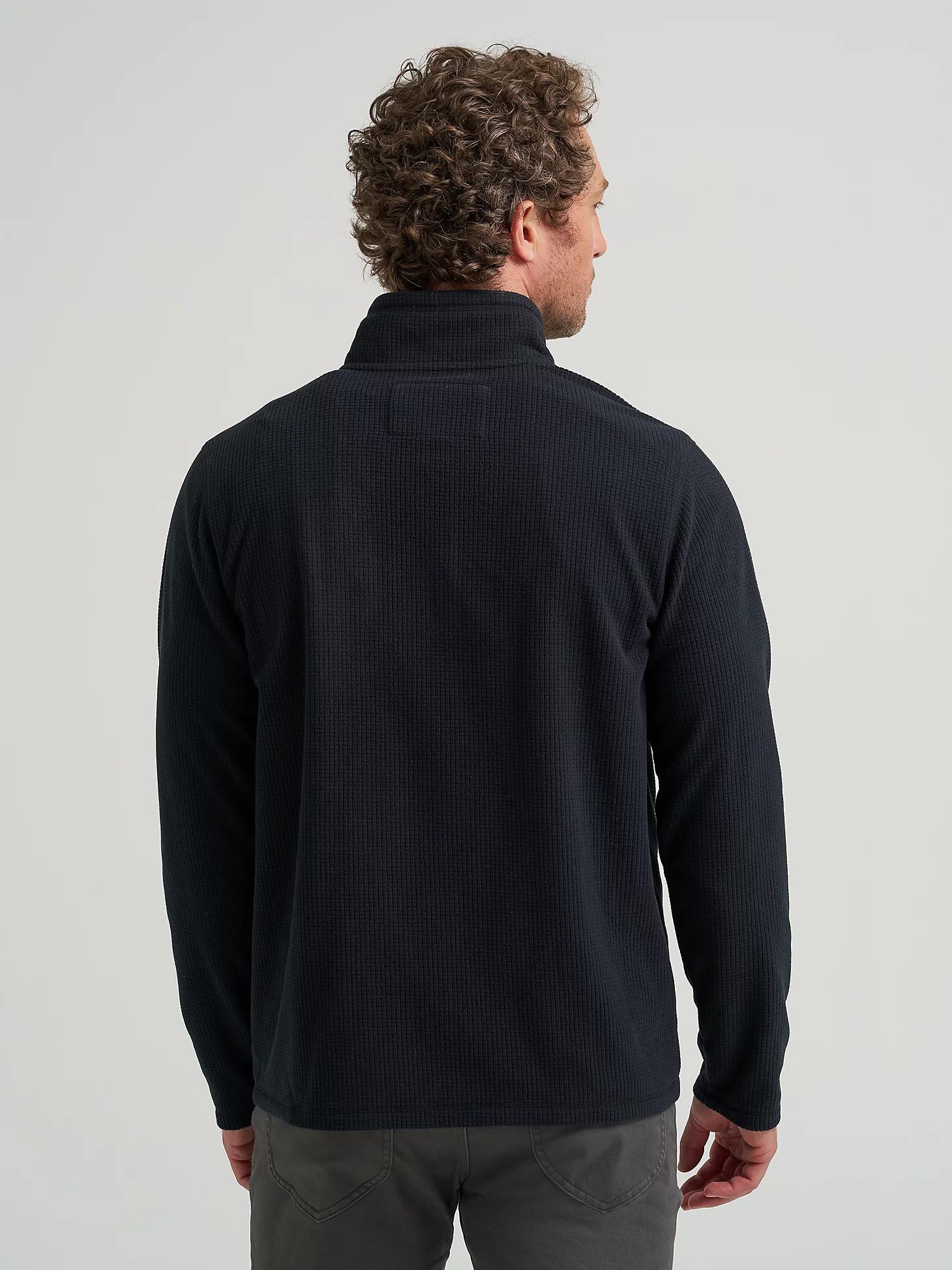 Men's Polar Fleece Quarter Zip Mock Neck Sweater | Men's Tops & Tees | Lee® Product Image