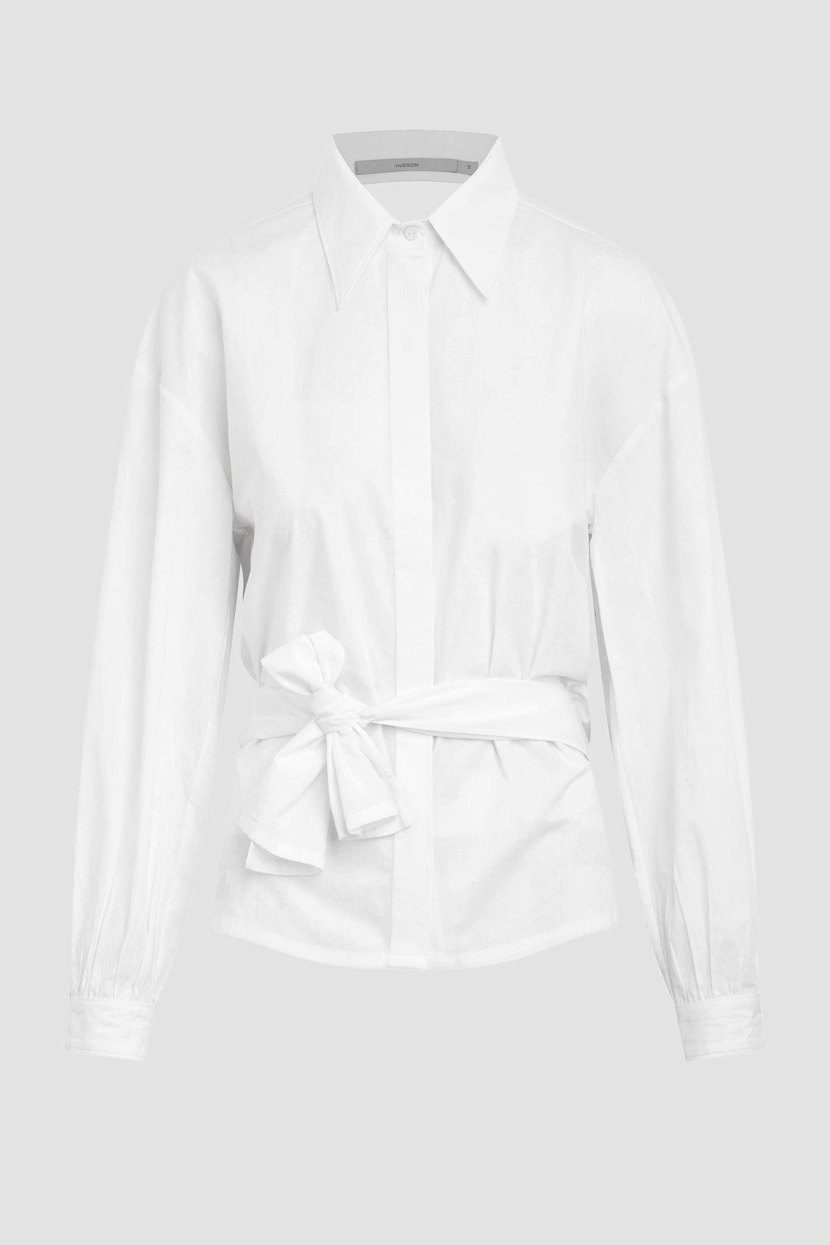 Wrap Poplin Top Female Product Image