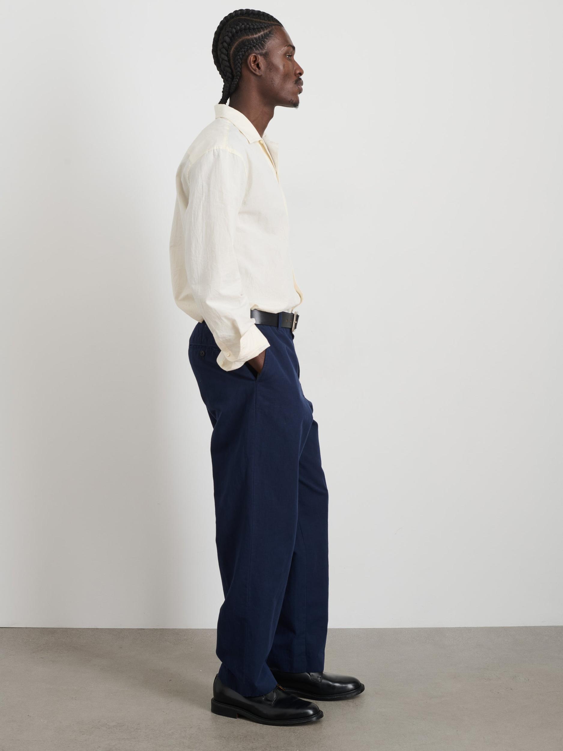 Cooper Trouser in Cotton Linen Product Image
