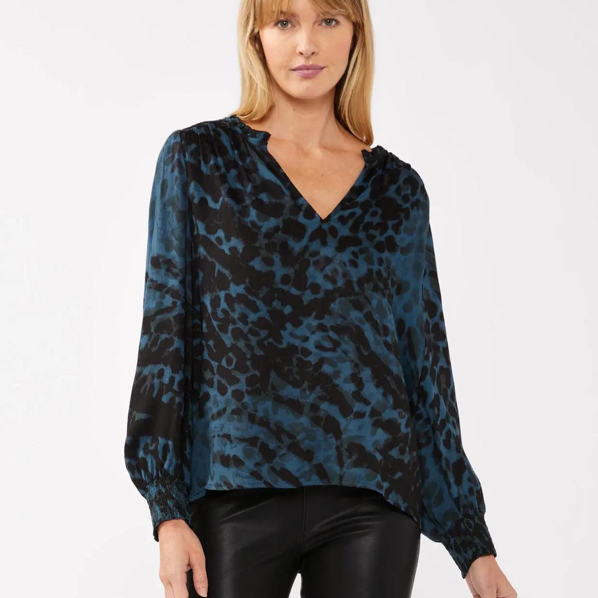 Challis Smocked Blouse Product Image