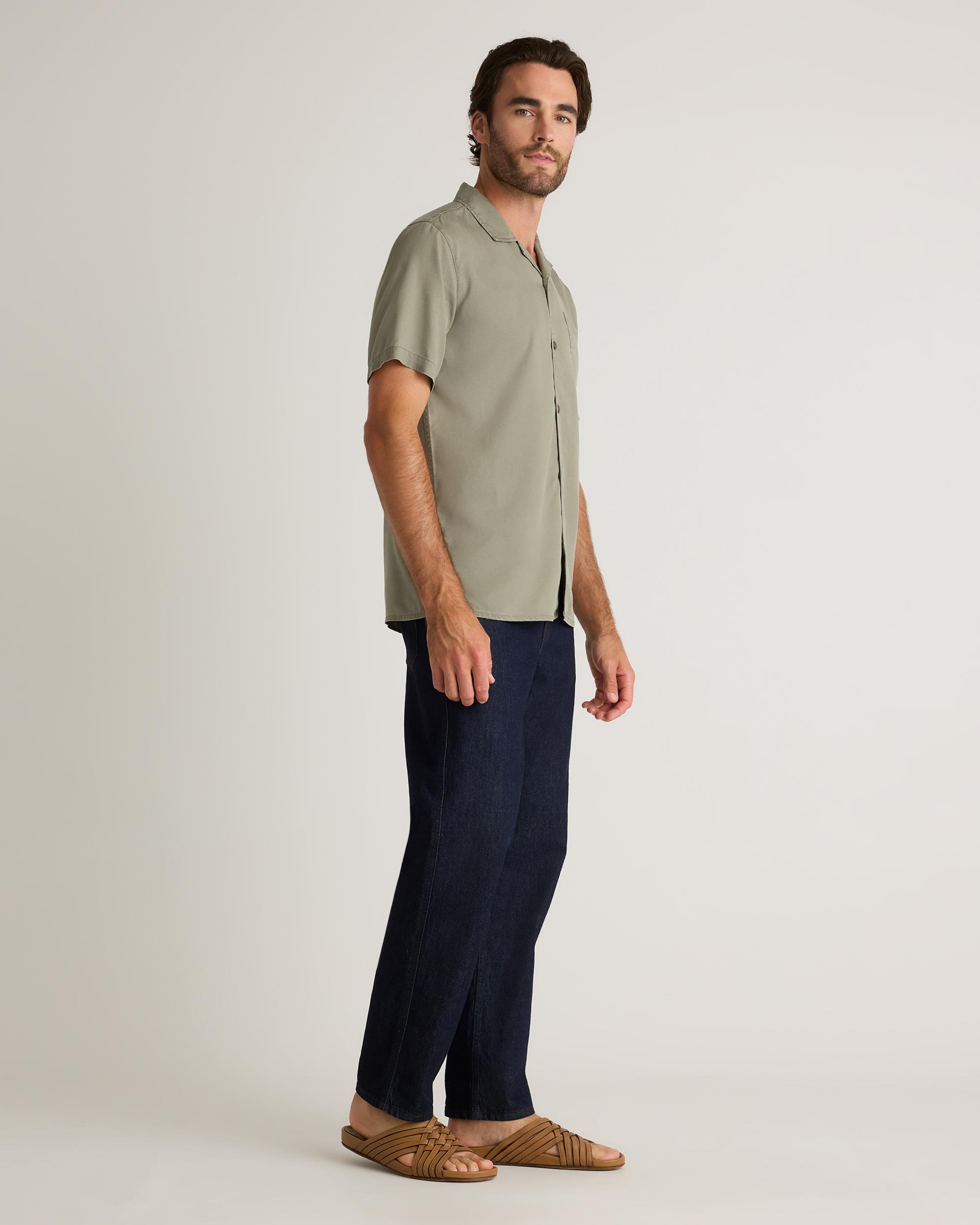 Quince | Men's Vintage Wash Tencel Camp Shirt Product Image