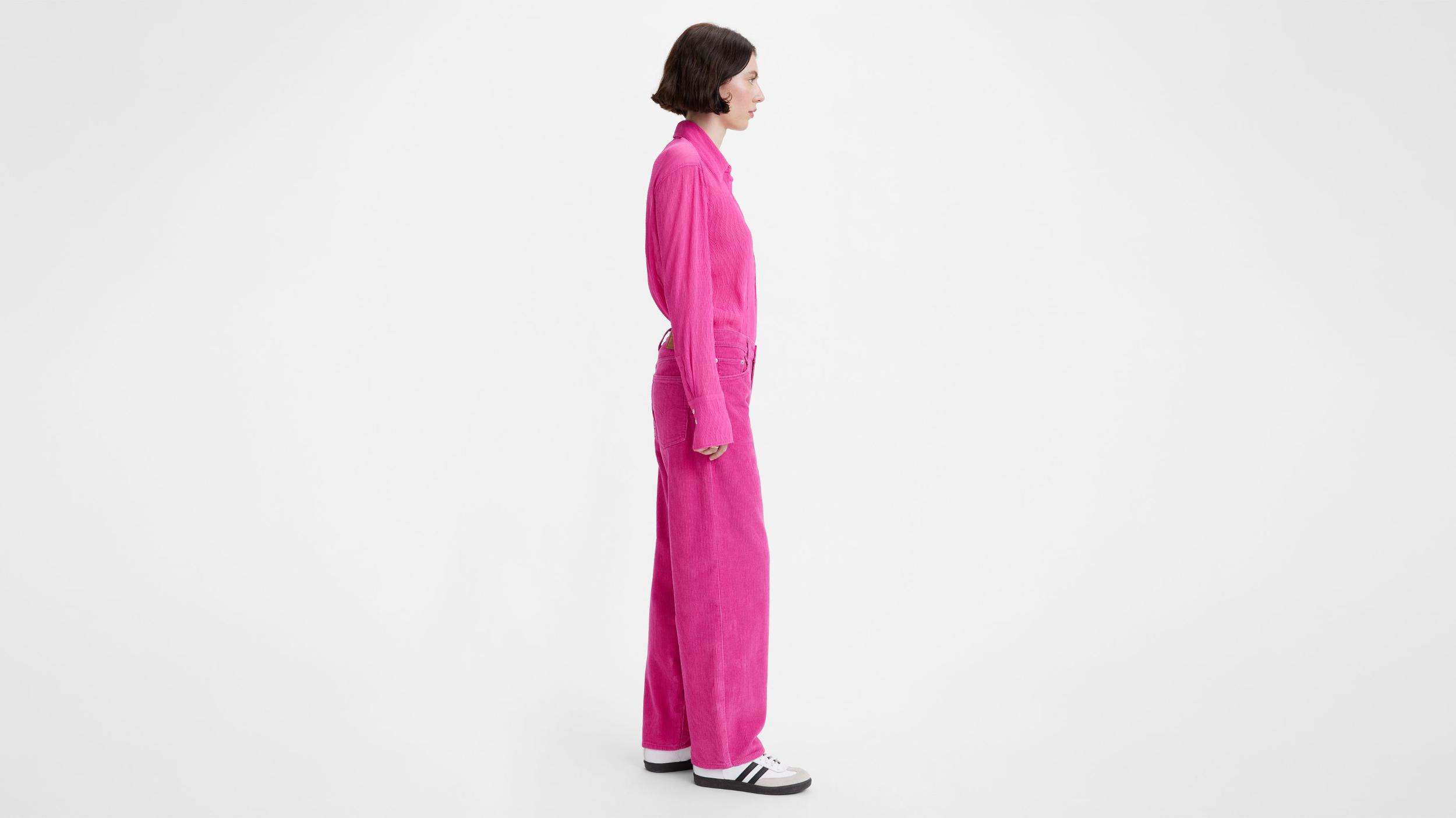 Baggy Dad Corduroy Women's Pants Product Image