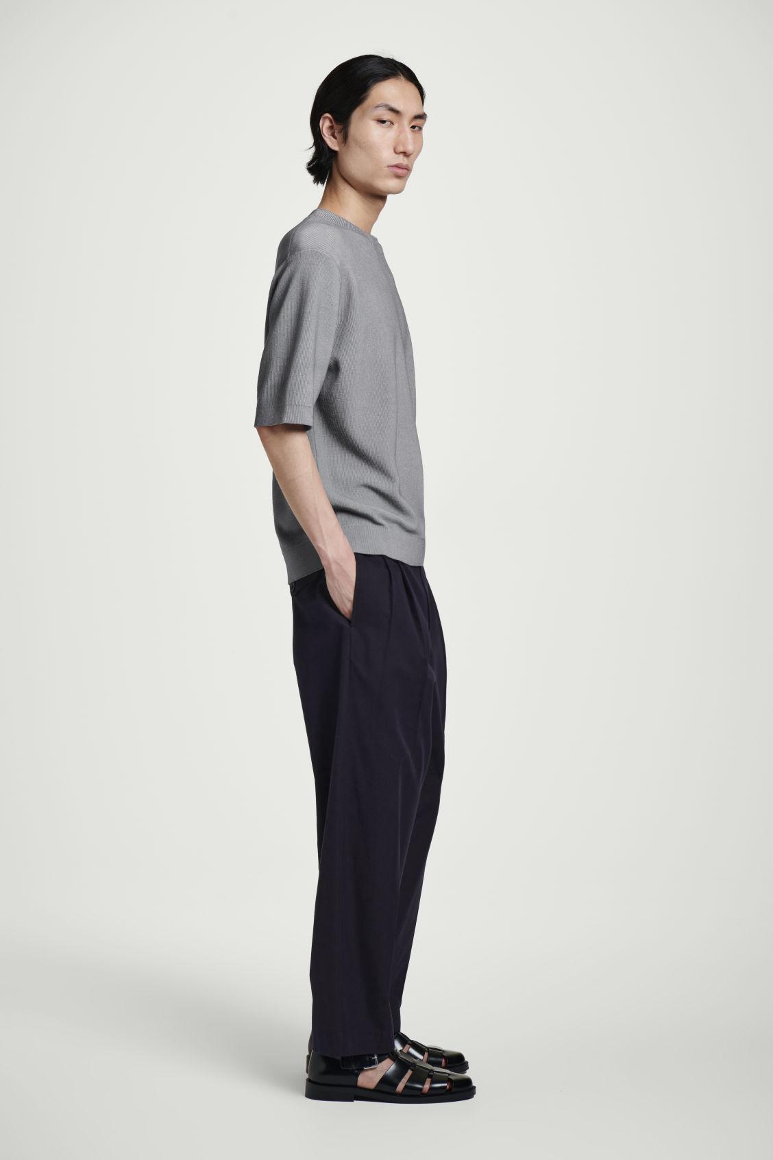 RELAXED PRINTED KNITTED T-SHIRT Product Image