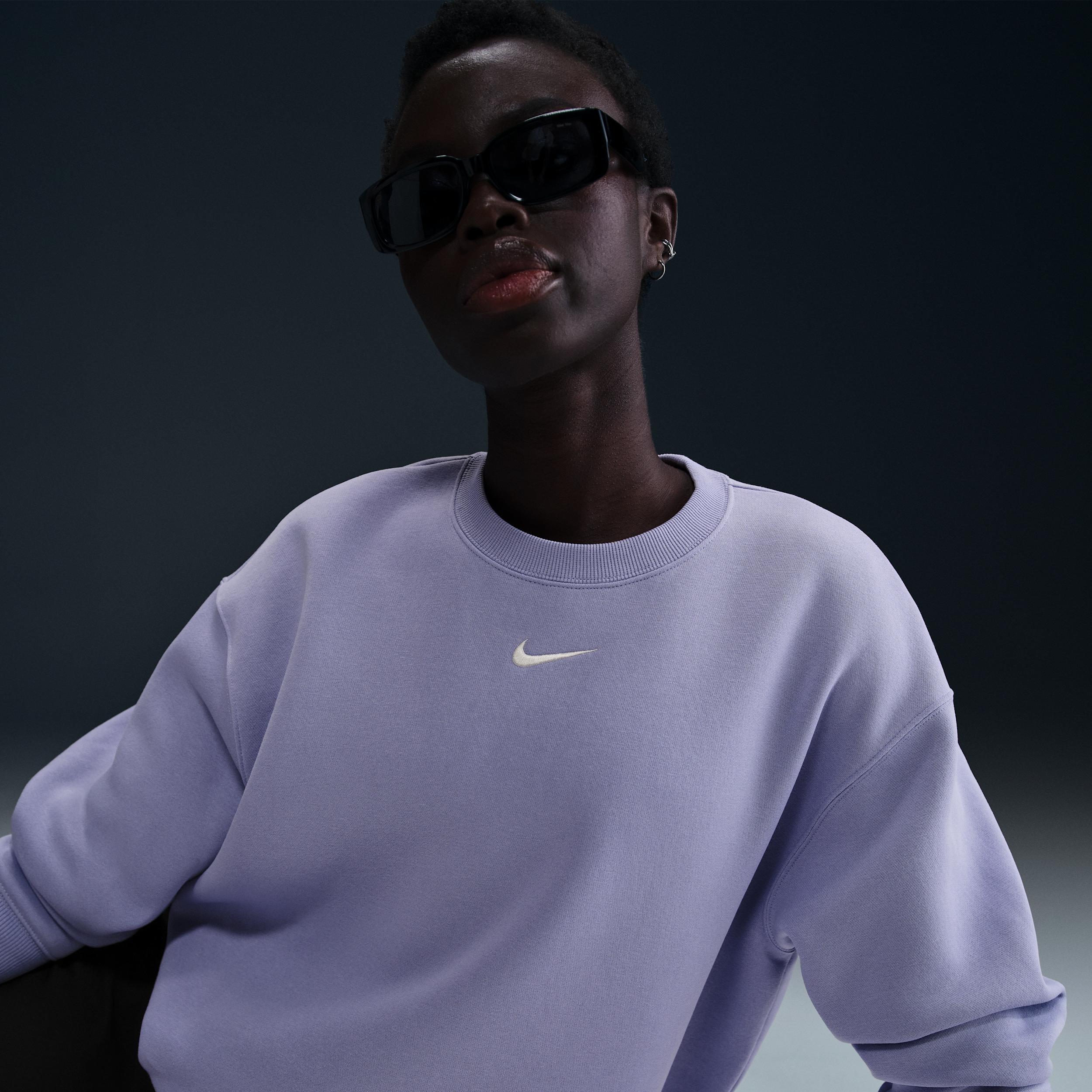 Women's Nike Sportswear Phoenix Fleece Oversized Crew-Neck Sweatshirt Product Image