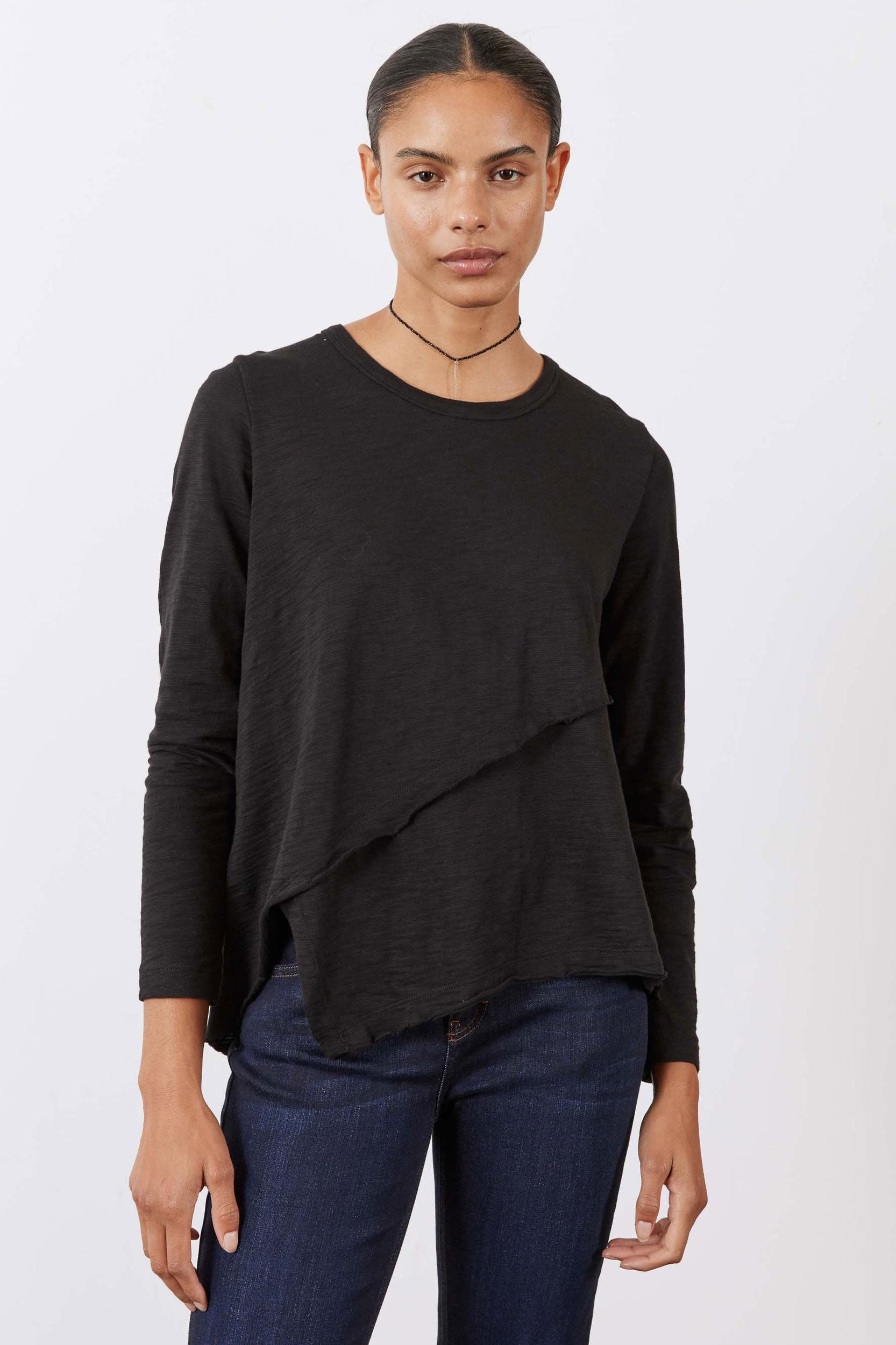 Inner Glow Asymmetric Long Sleeve Top Product Image