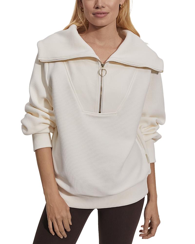 Vine Oversized 1/2-Zip Pullover Sweatshirt Product Image
