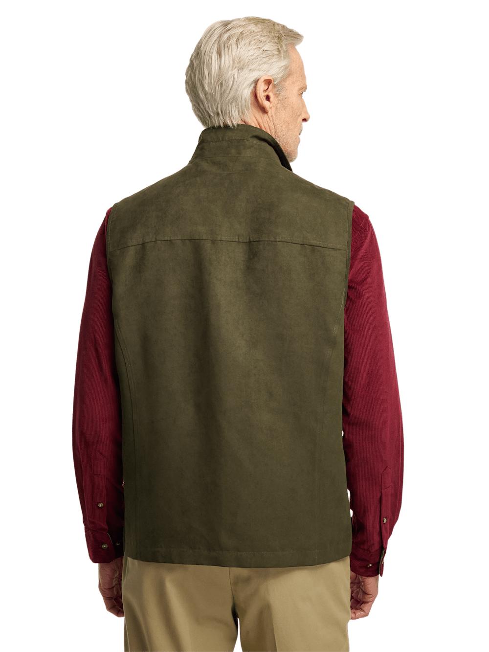 Microsuede Vest - Green Product Image