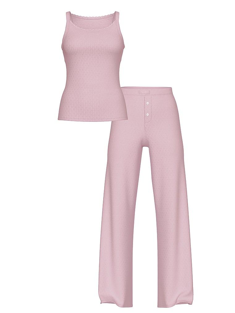 Pointelle Modal Cami & Pants Set Product Image