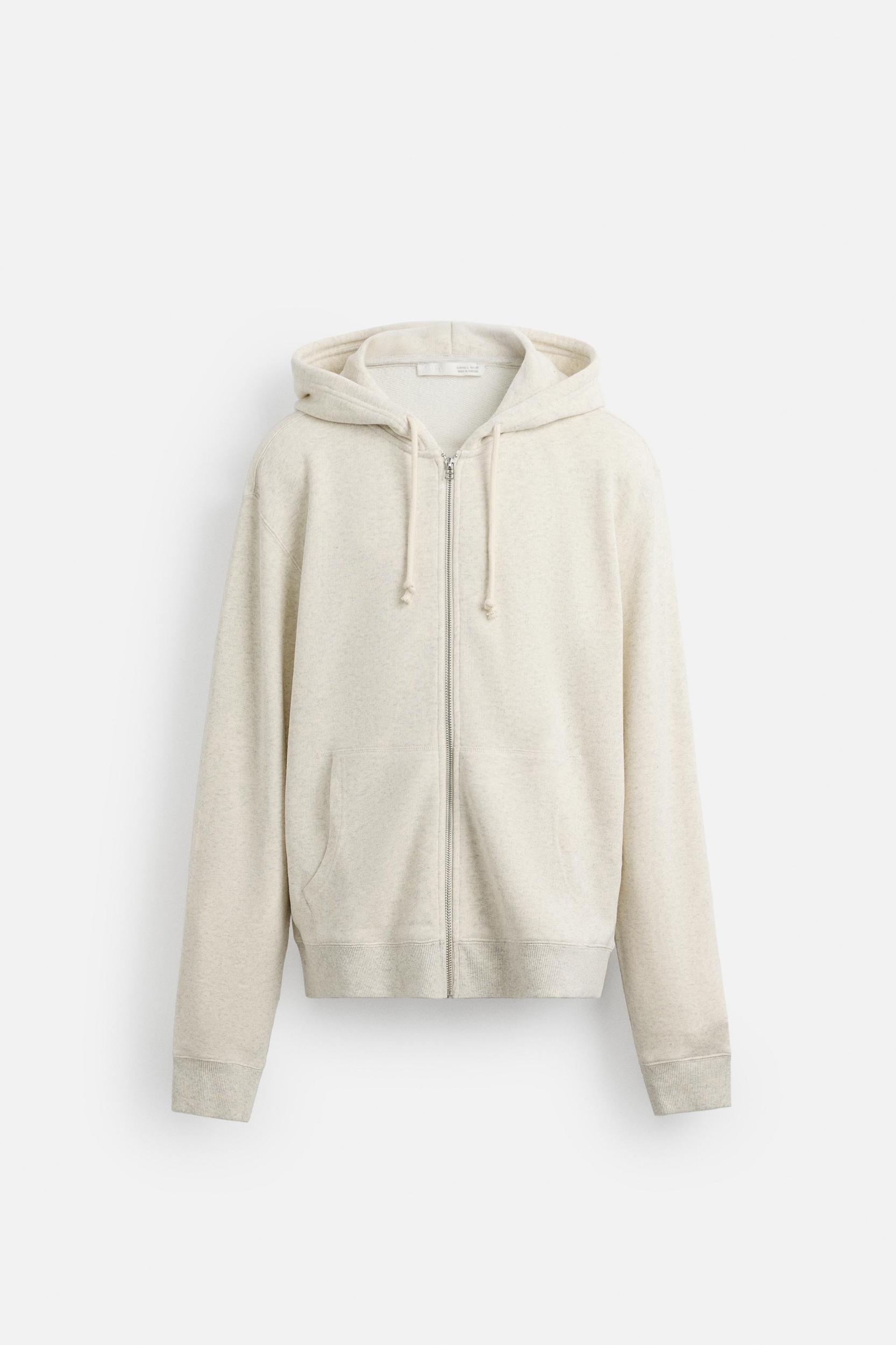 HOODED SWEATSHIRT WITH ZIP Product Image