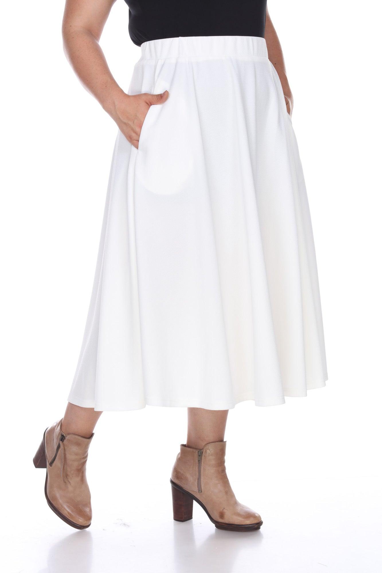 Tasmin Flare Midi Skirts - Plus Product Image