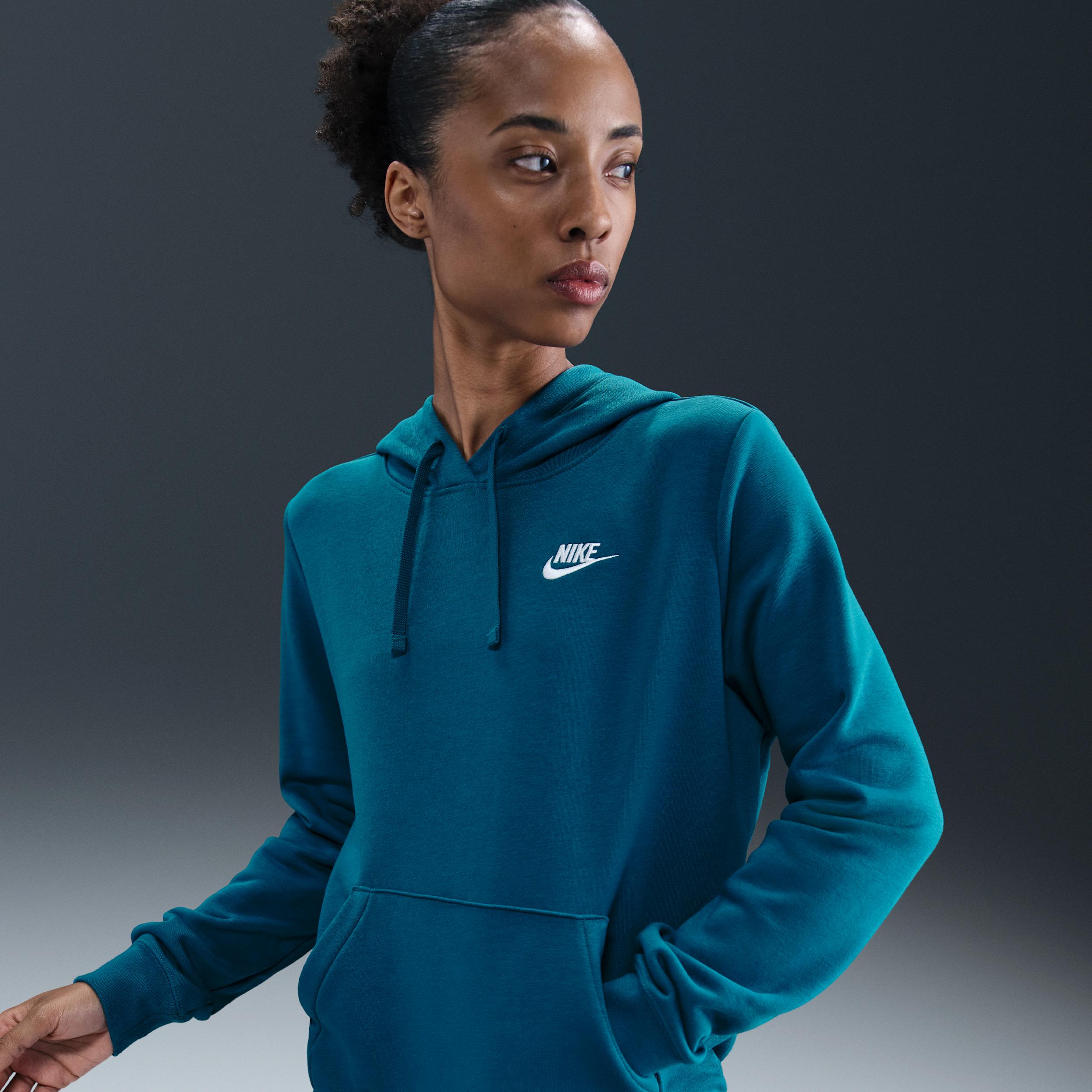 Womens Nike Sportswear Club Fleece Pullover Hoodie | DQ5793-214 Product Image