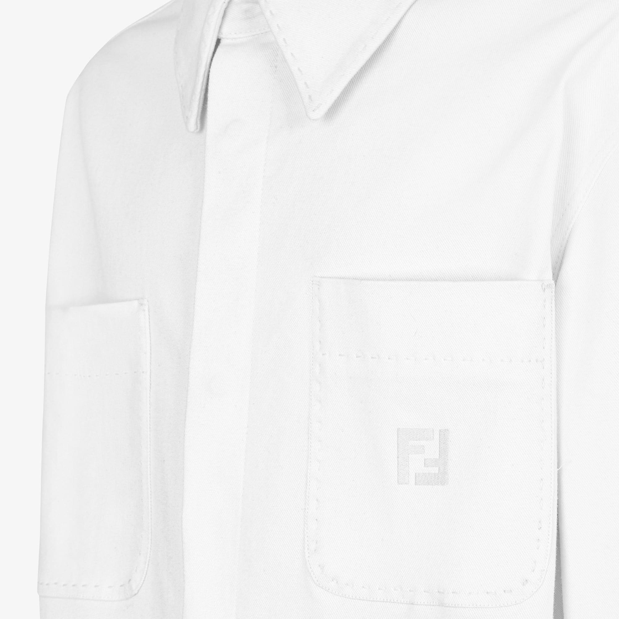 Jeans JacketWhite Selleria jeans jacket Product Image