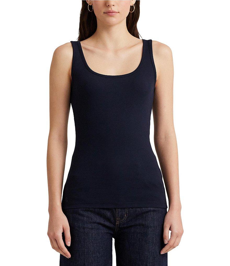 Lauren Ralph Lauren Stretch Cotton Tank Top Product Image
