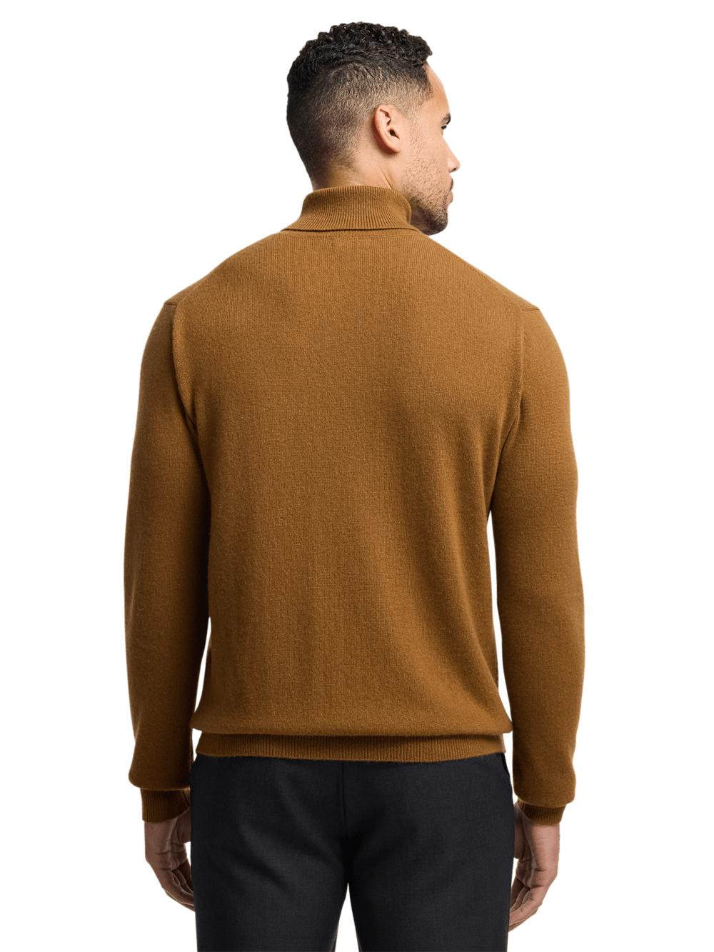 Cashmere Turtleneck Sweater - Brown Product Image