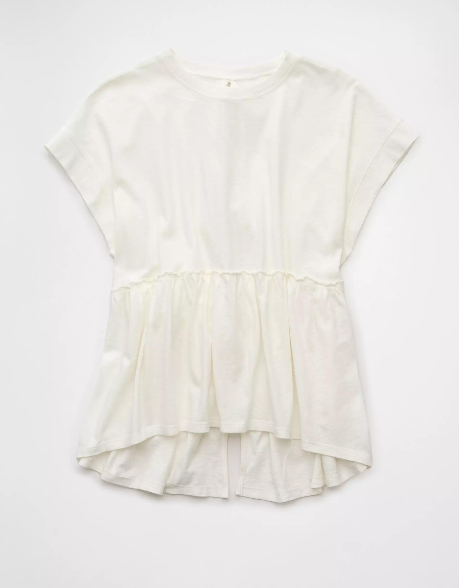 AE Sunchaser Knit Babydoll Swing T-Shirt Product Image