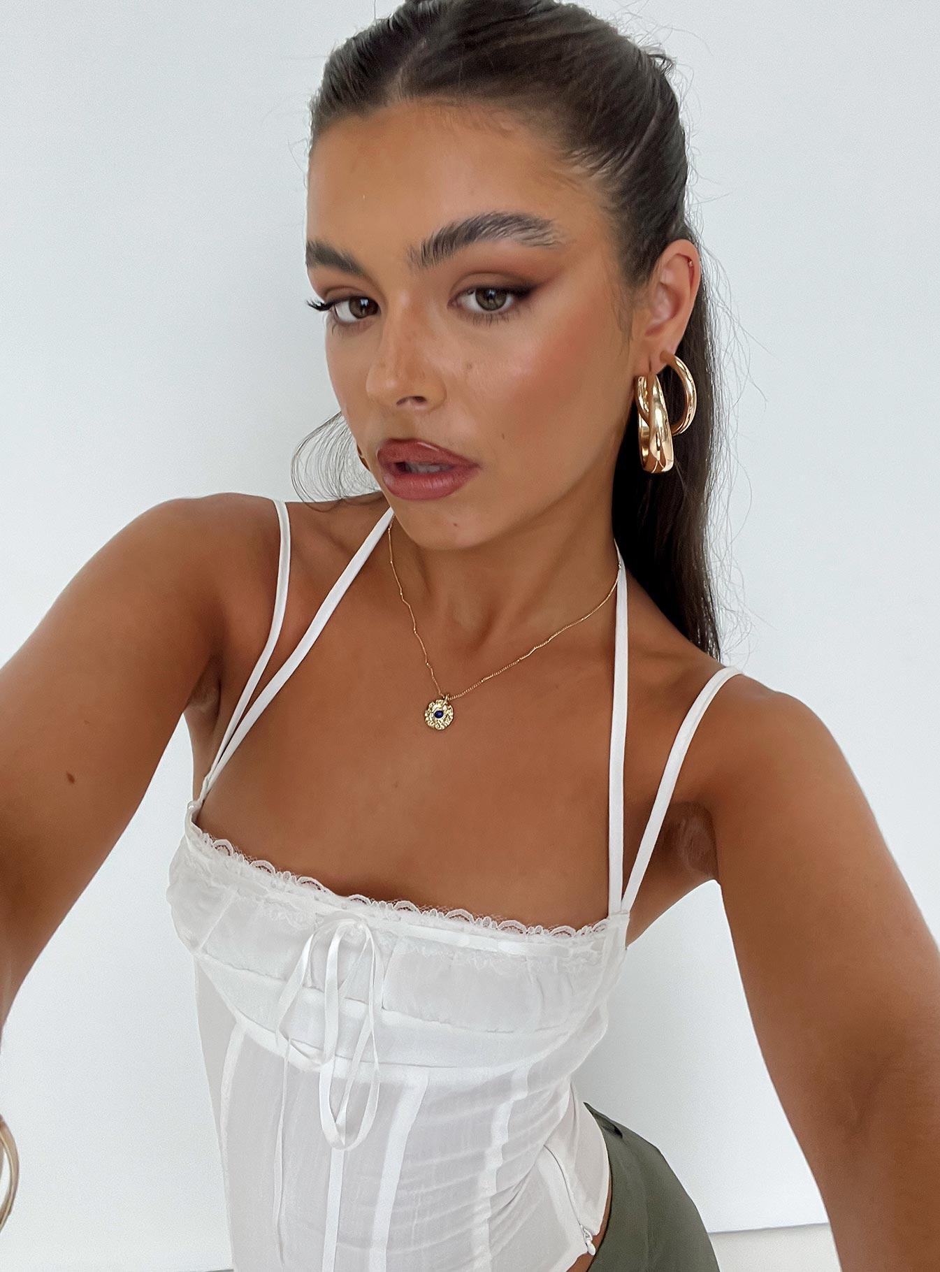 Trynia Top White Product Image