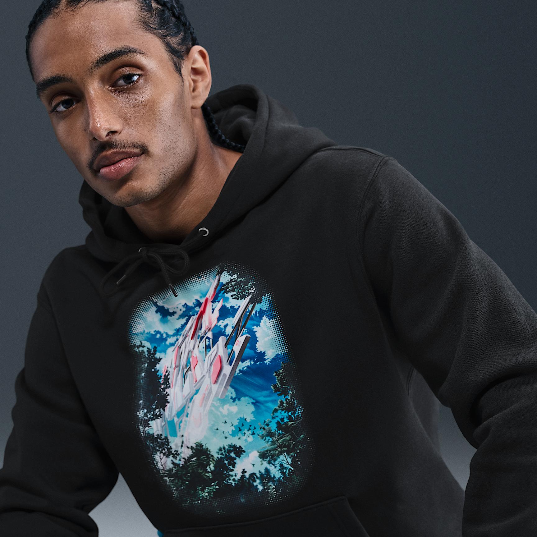 Mens Nike Sportswear Club Fleece Hoodie | HV1246-010 Product Image