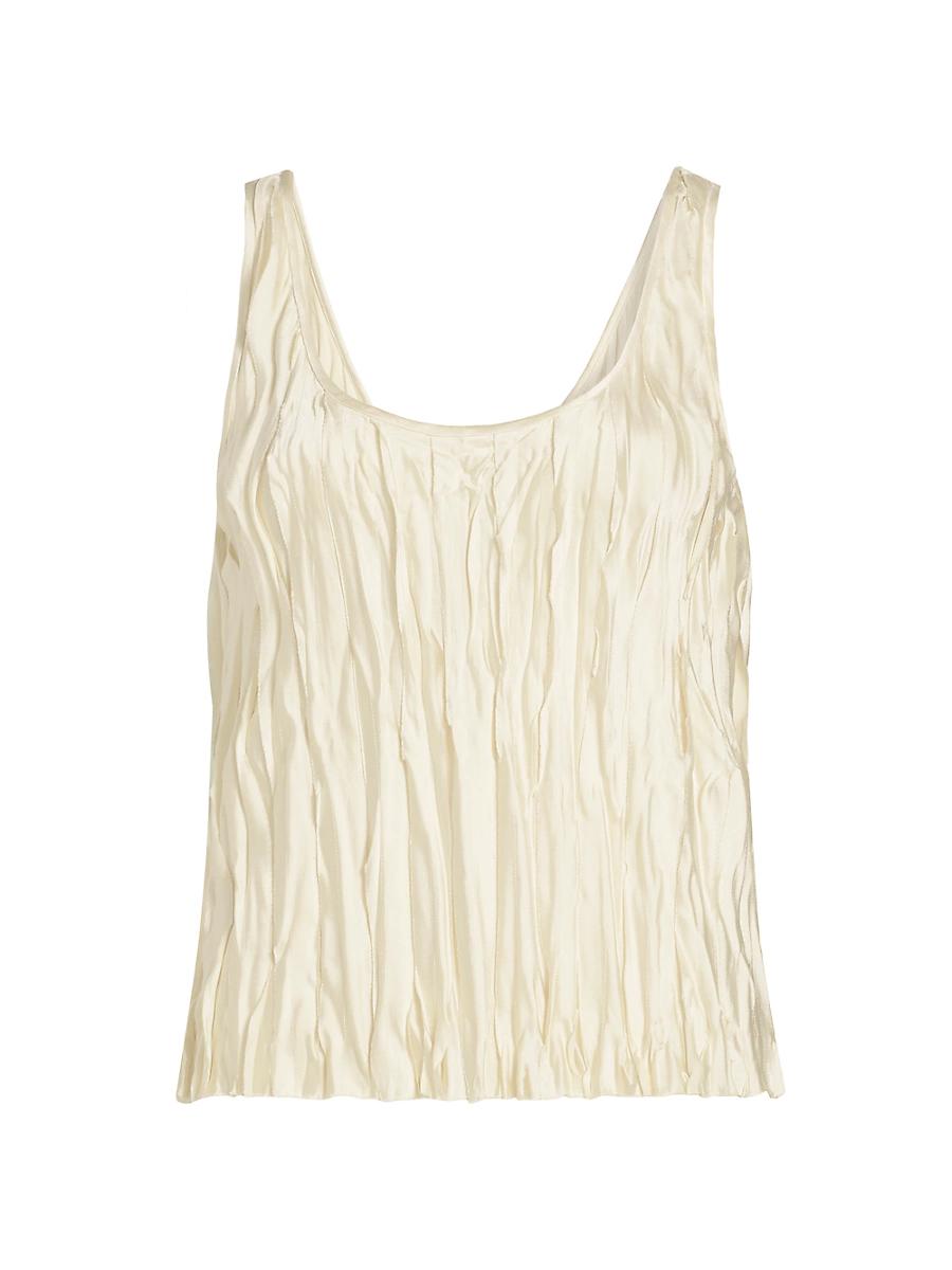 Womens Crushed Bias Strip Tank Product Image