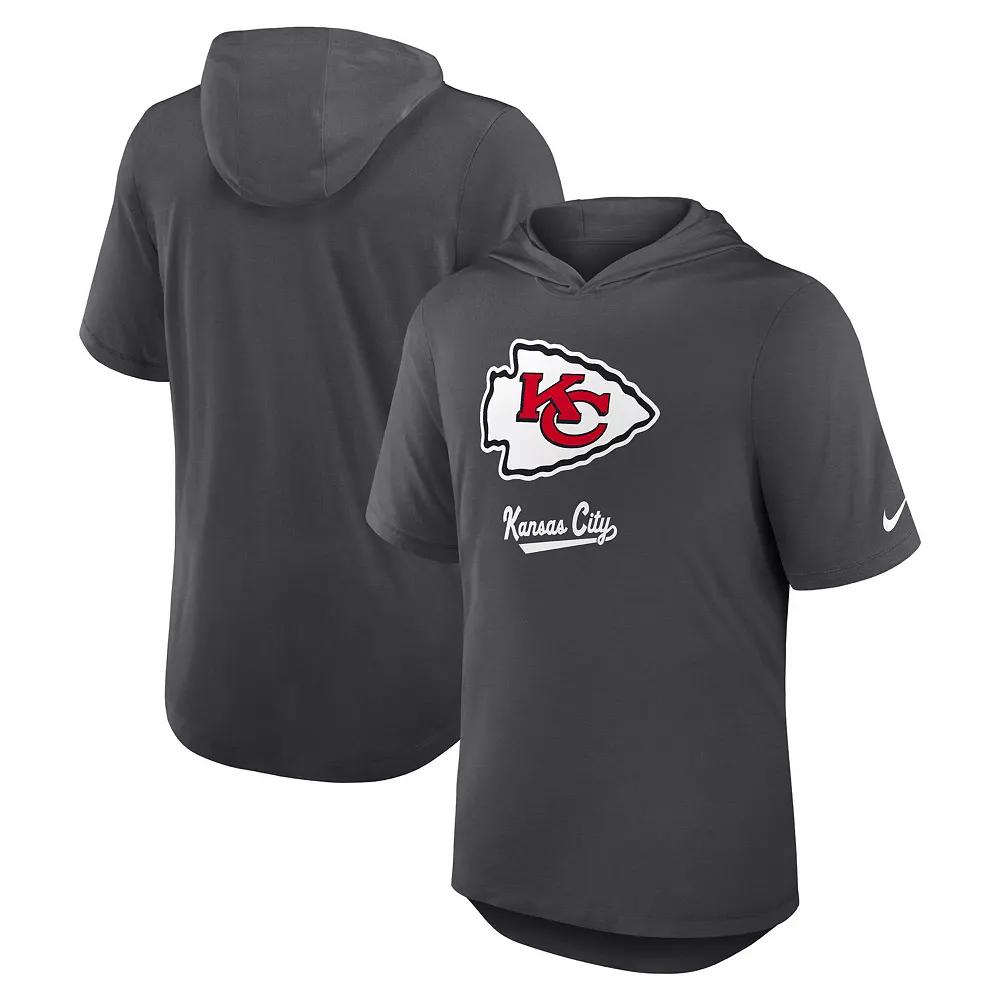 Kansas City Chiefs Nike Mens Dri-FIT NFL Hooded T-Shirt | 03NB06F7G-2B7 Product Image