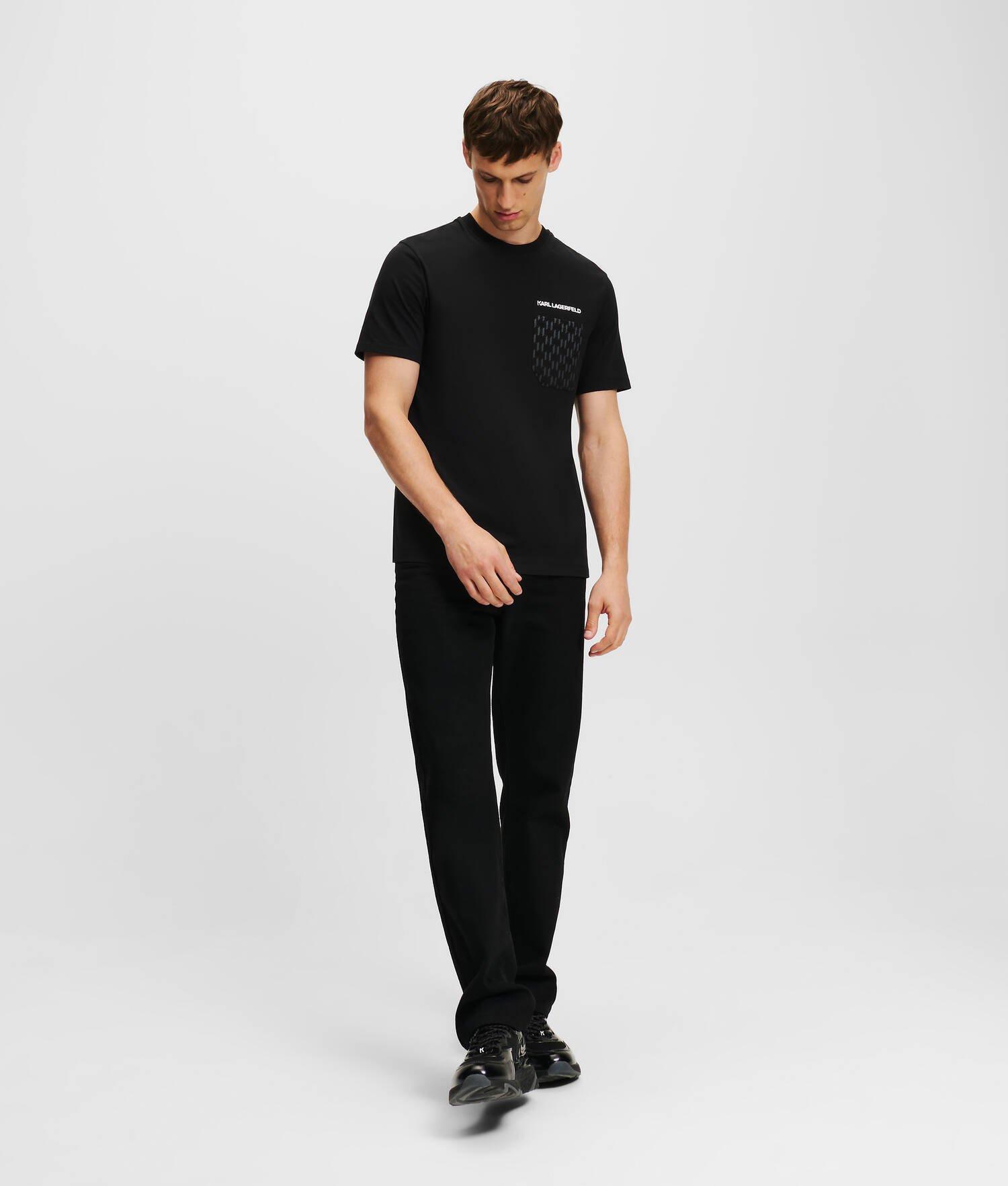 ZIP-DETAIL STRAIGHT JEANS Product Image