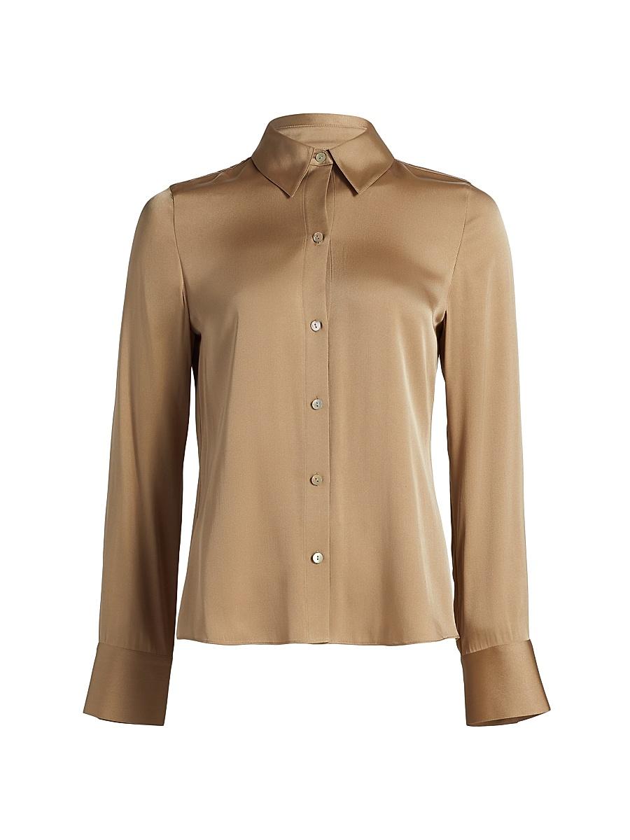 Womens Slim-Fit Classic Shirt Product Image