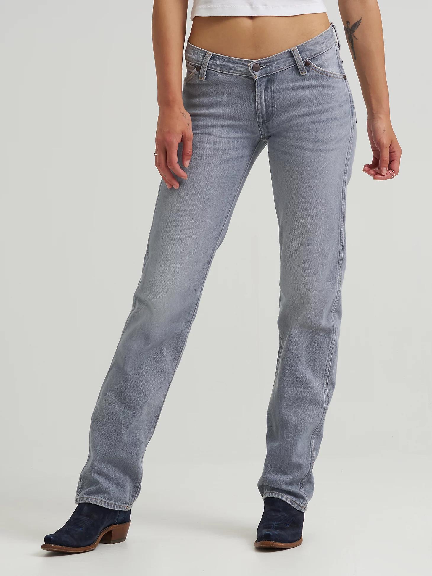 Women's Low Rise Cowboy Jean in Haute Haze Product Image
