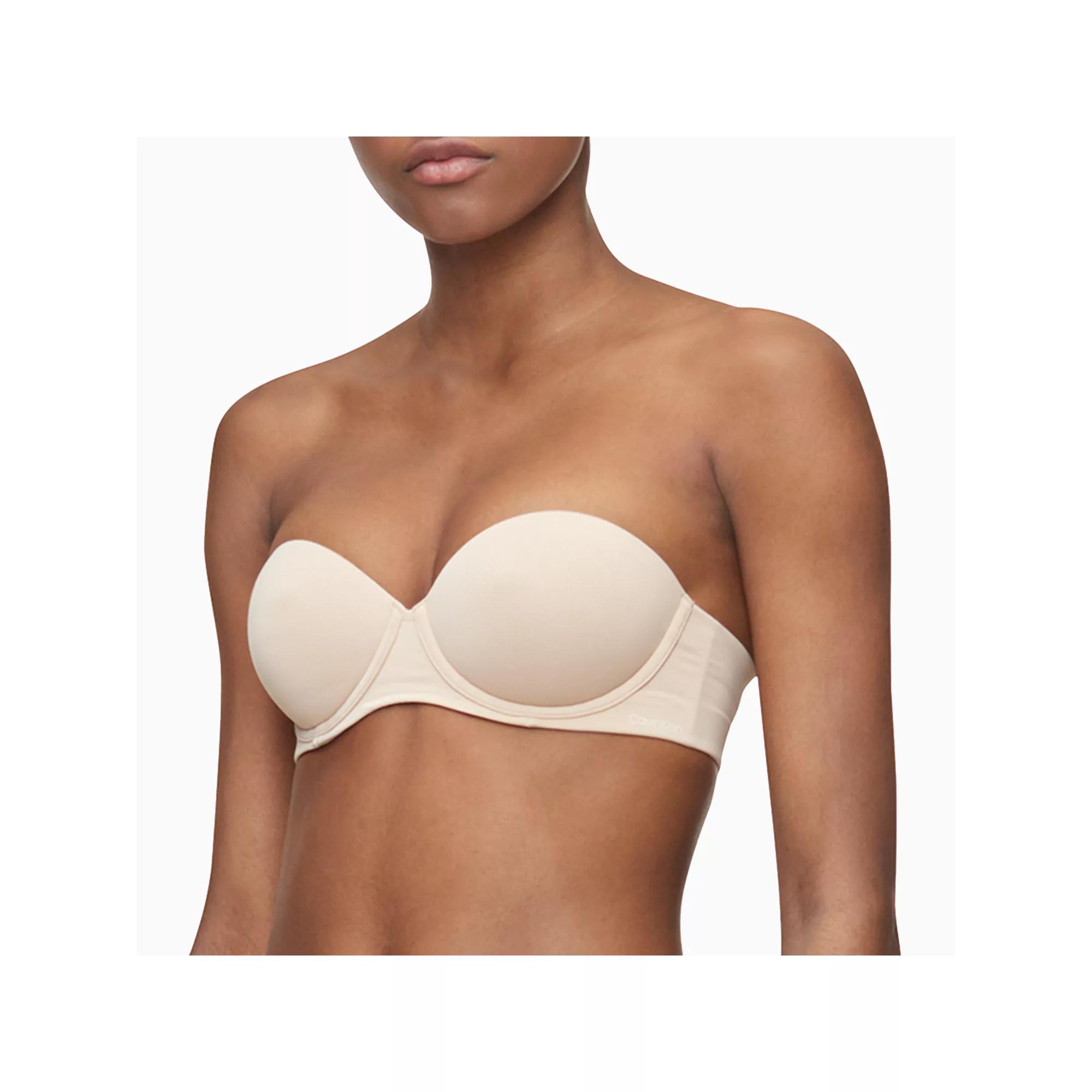 Calvin Klein Perfectly Fit Strapless Push Up Bra QF5677, Women's,  Product Image