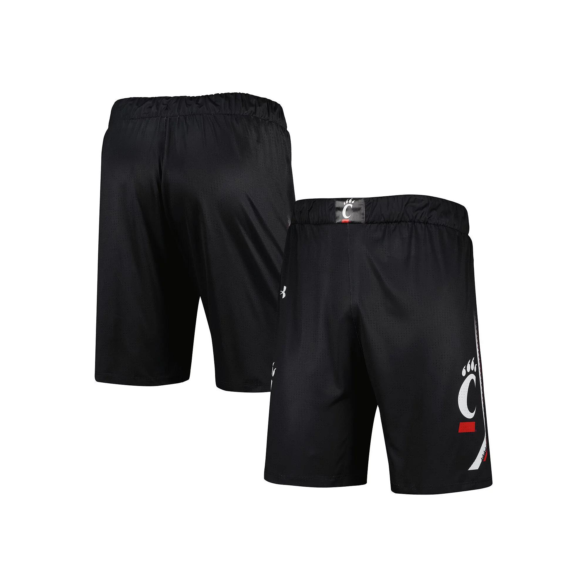 Men's Under Armour Black Cincinnati Bearcats Team Replica Basketball Shorts,  Product Image