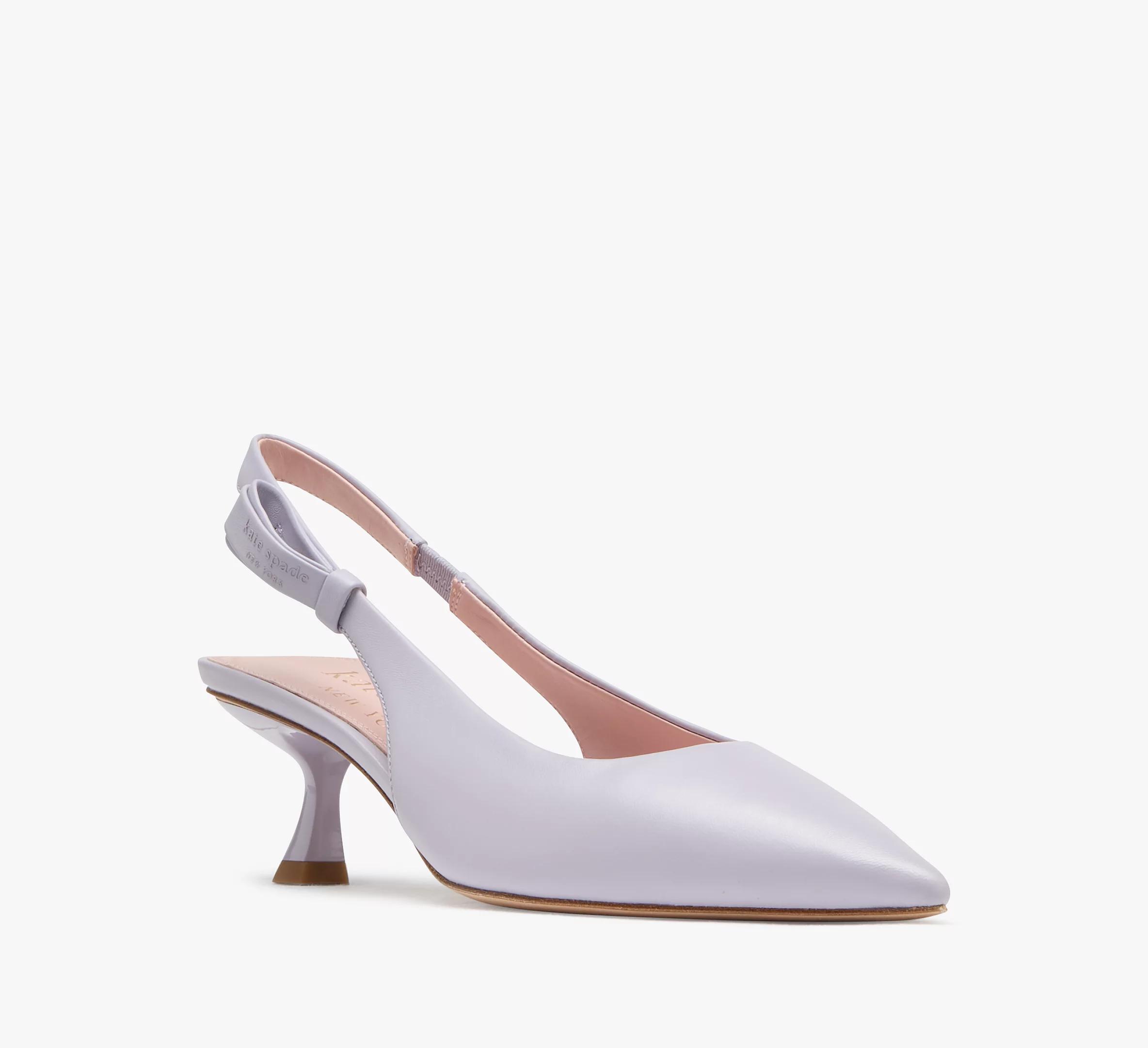 Riley Slingback Smooth Leather Kitten Heel Product Image