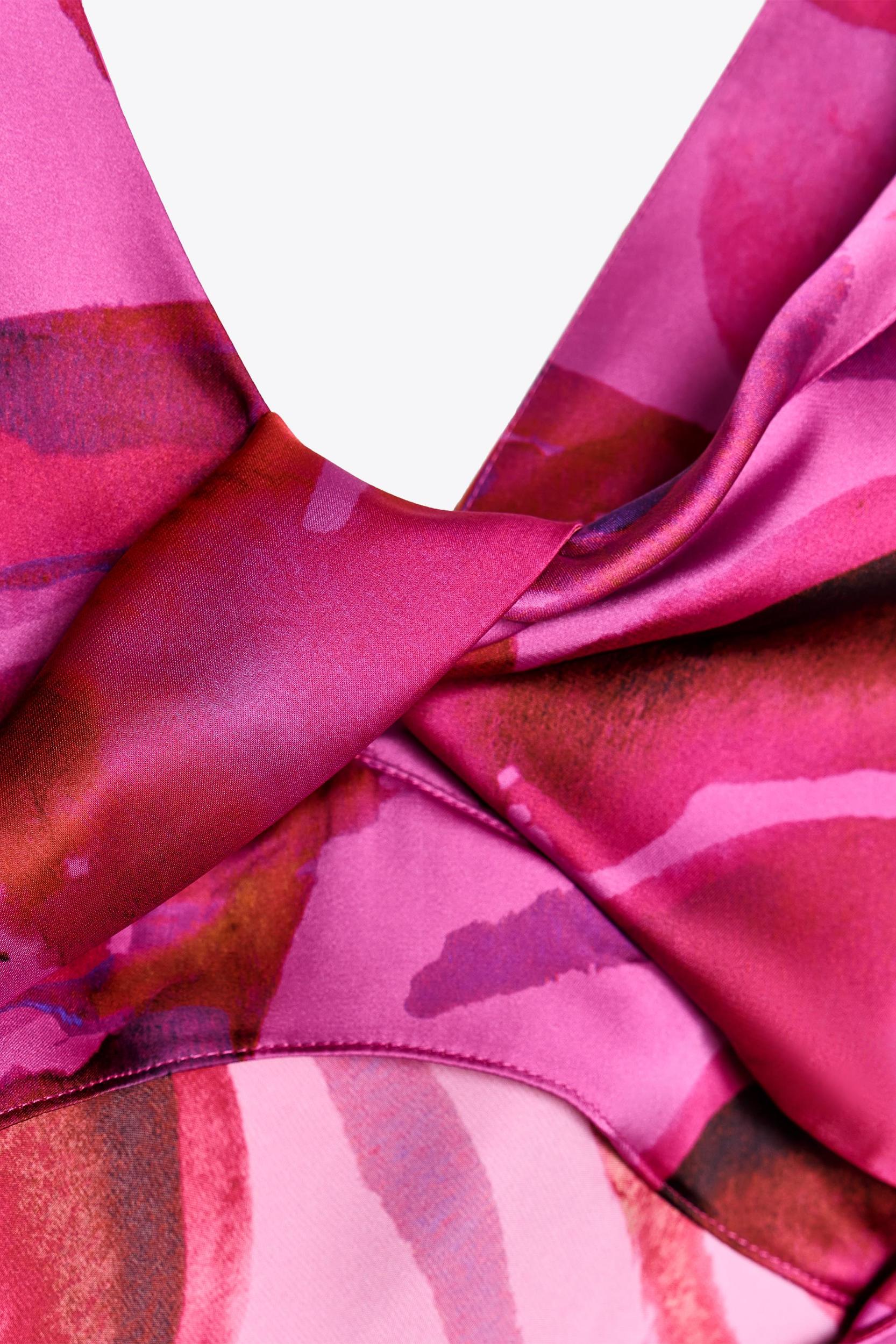 PRINTED MIDI DRESS Product Image