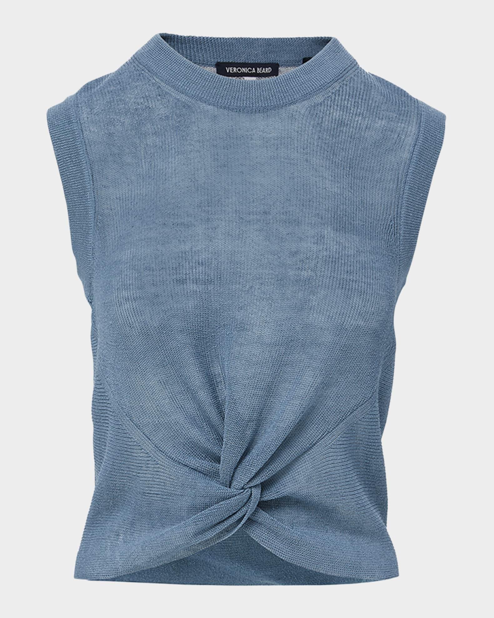 Kellen Sleeveless Twist-Front Sweater Product Image