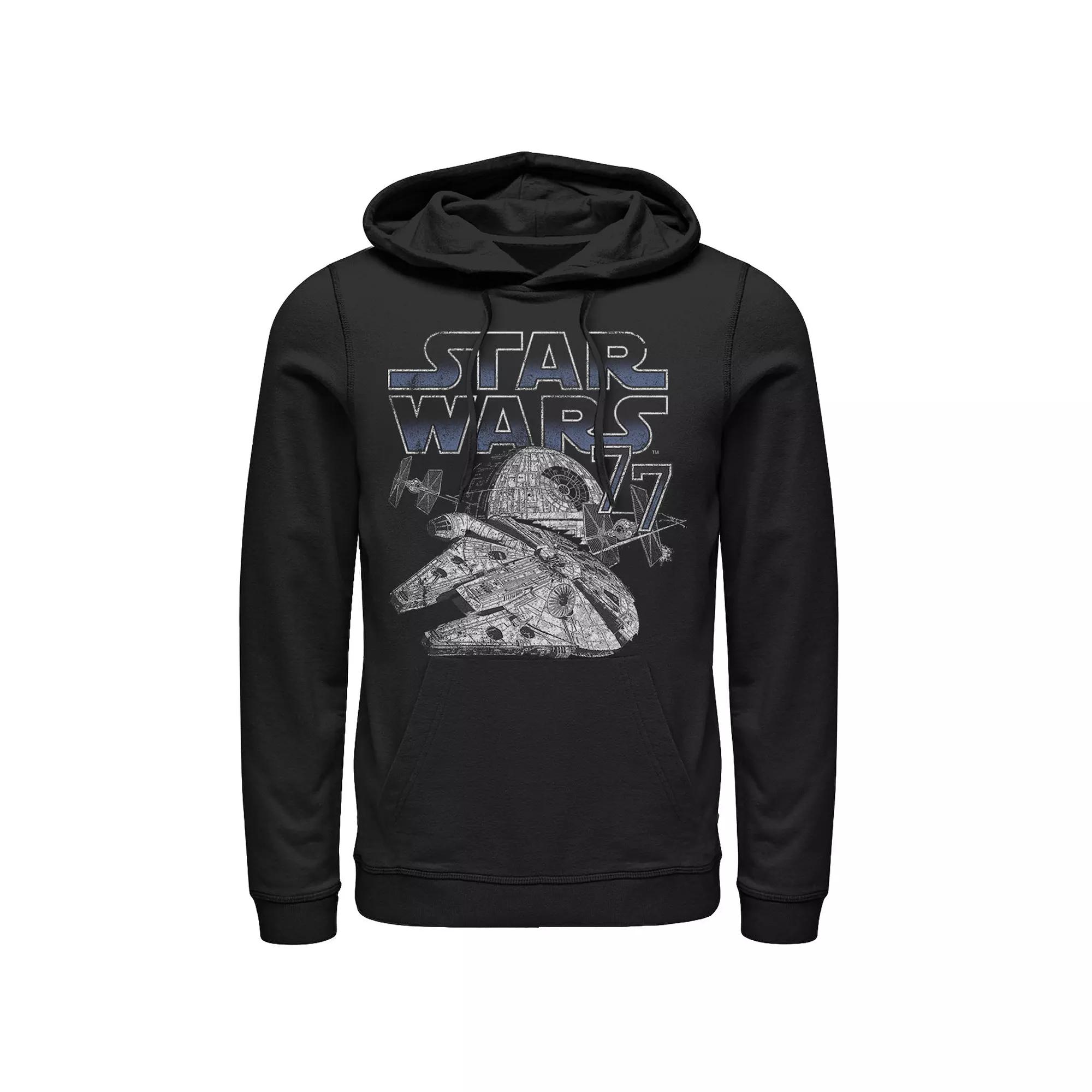 Men's Star Wars Falcon Epic Battle 77 Hoodie,  Product Image