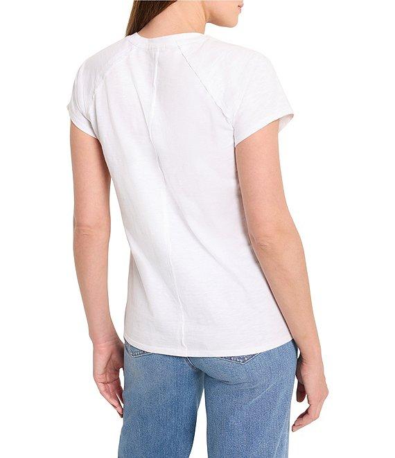 NIC + ZOE Cotton Slub Crew Neck Short Sleeve Tee Product Image