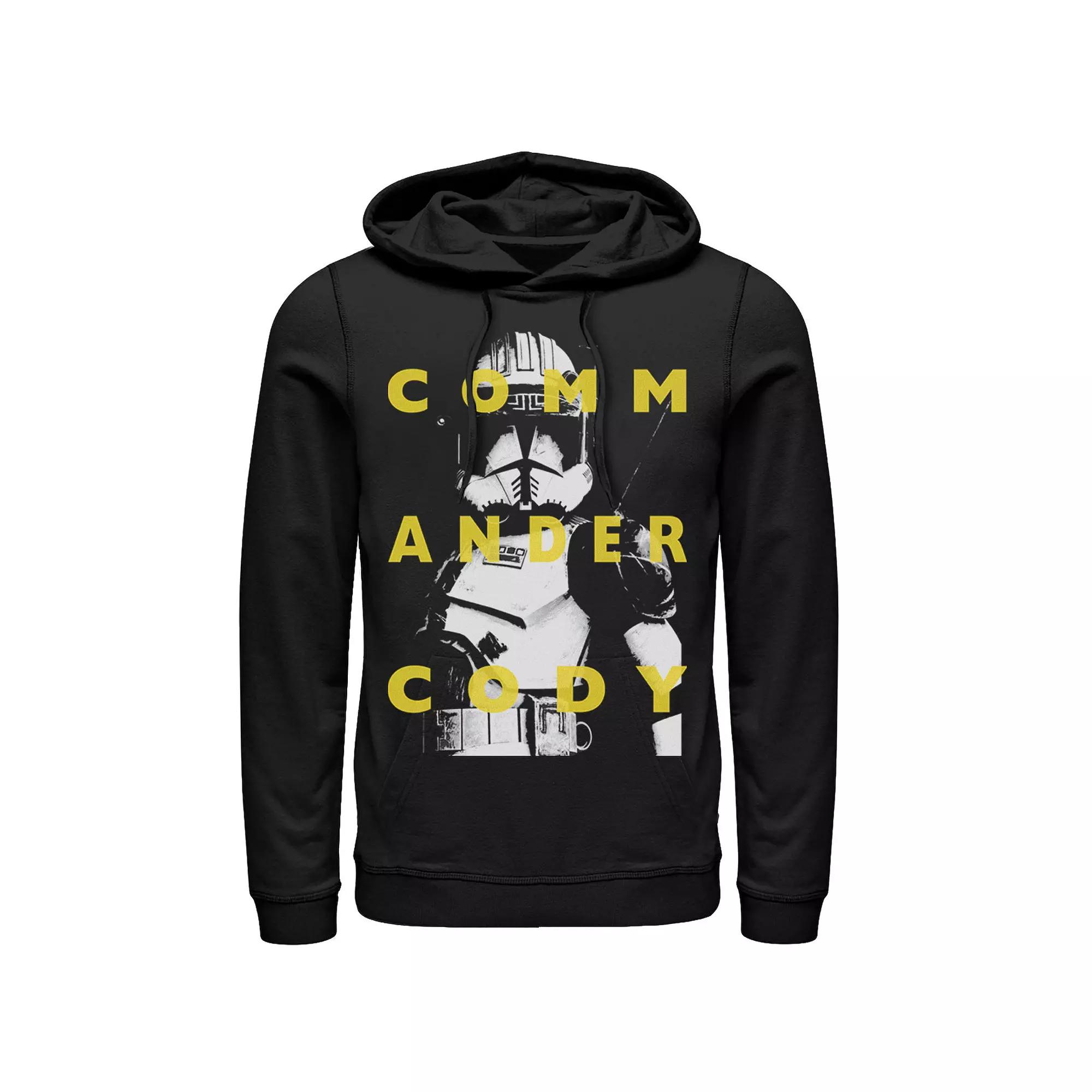 Men's Star Wars: Clone Wars Commander Cody Text Overlay Hoodie,  Product Image