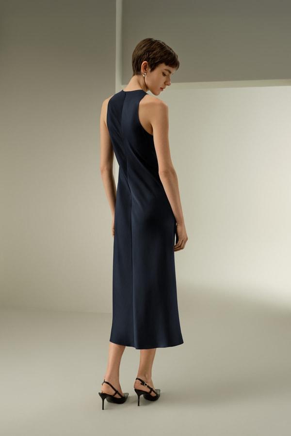 LILYSILK Silk Maxi Dress - Female - Pine 100% Premium Silk - Ultimate Luxury Smooth Texture Maxi Dress Product Image