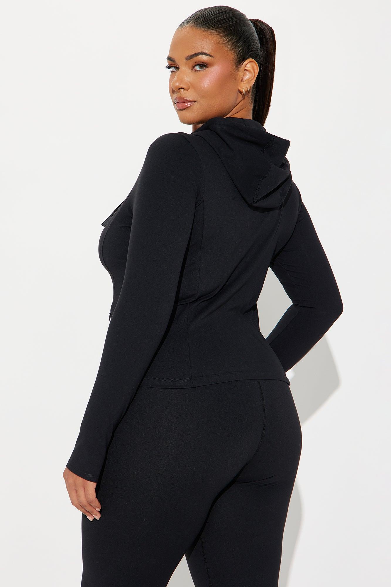 Alignment Super Soft Active Jacket - Black Product Image