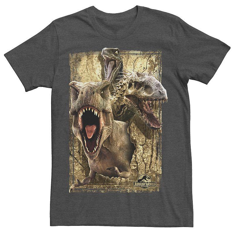 Men's Jurassic World Killer Dinosaur Collage Tee,  Product Image