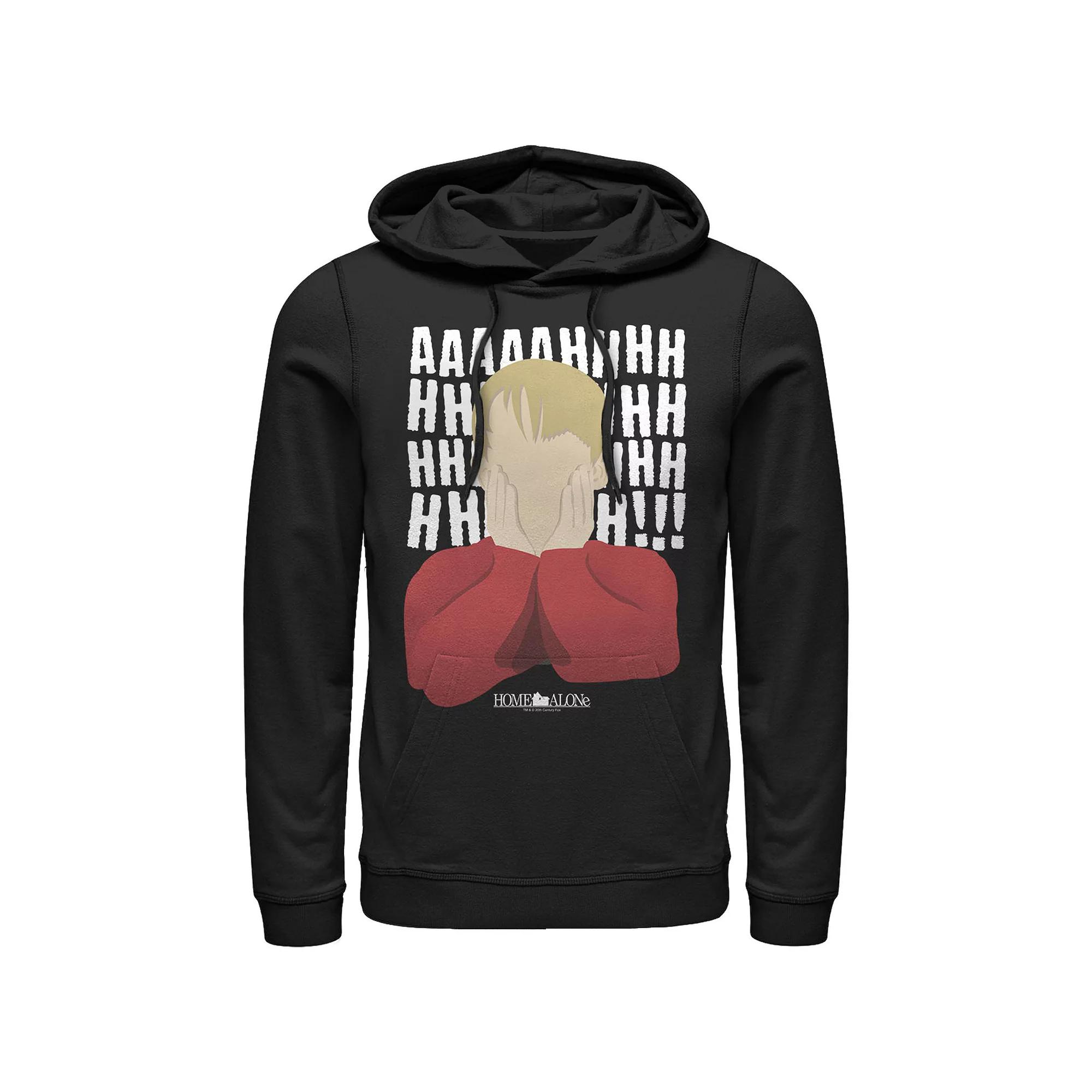 Big & Tall Home Alone Kevin's Scream Graphic Hoodie, Men's,  Product Image