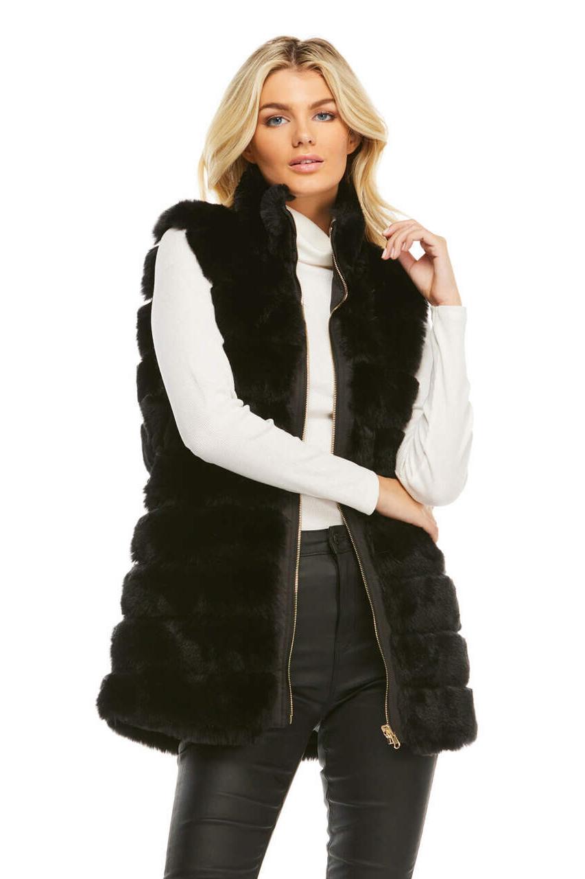 Reversible Faux Fur Vest Product Image
