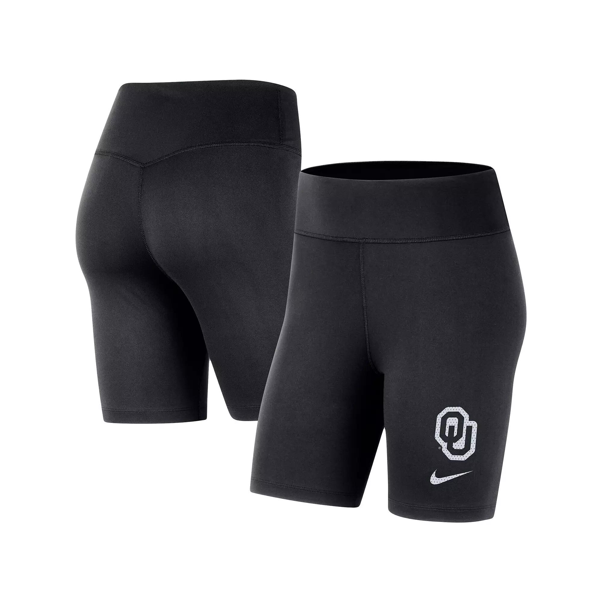 Women's Nike Black Oklahoma Sooners Performance Biker Shorts,  Product Image