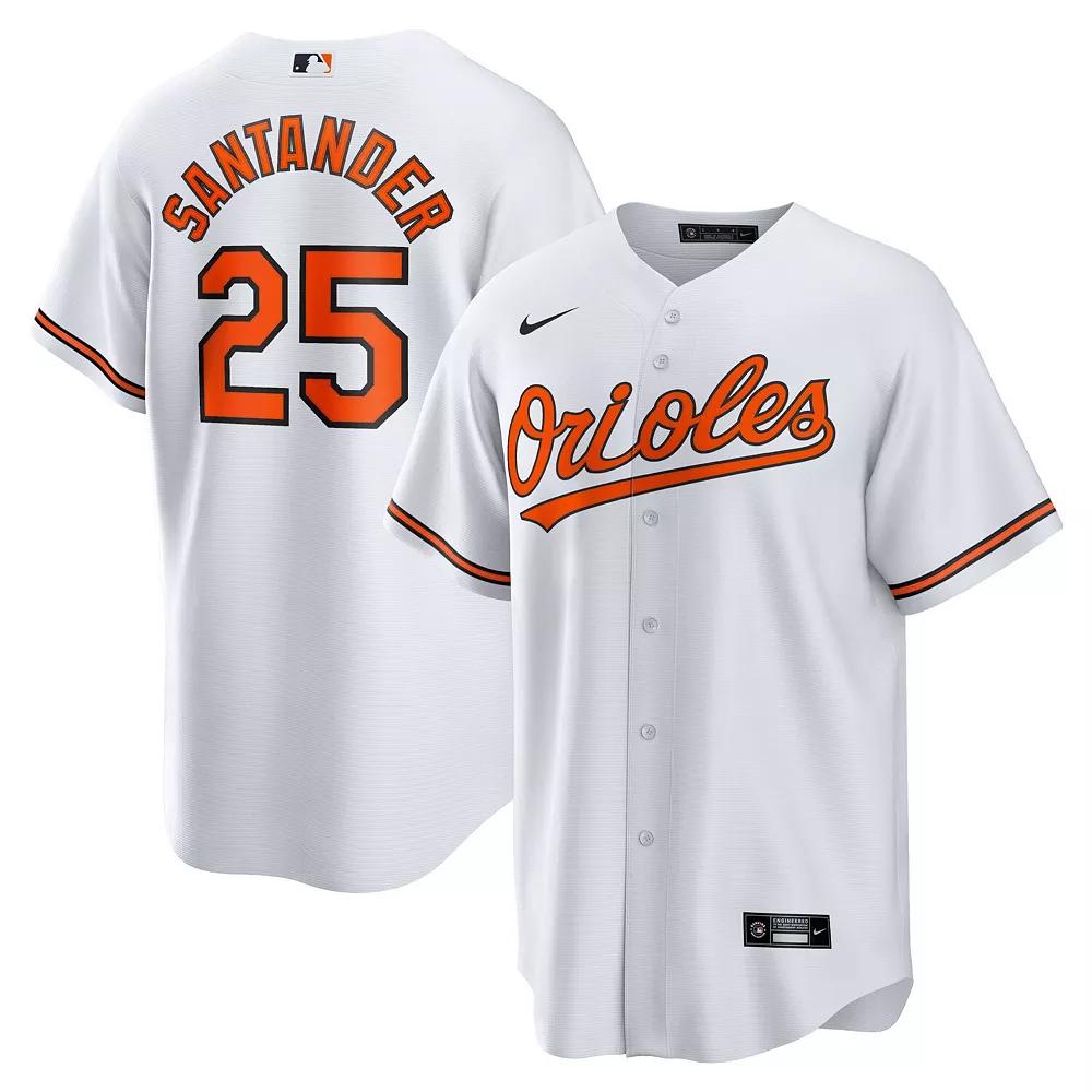 Men's Nike Anthony Santander White Baltimore Orioles Replica Player Jersey, Size: Medium Product Image