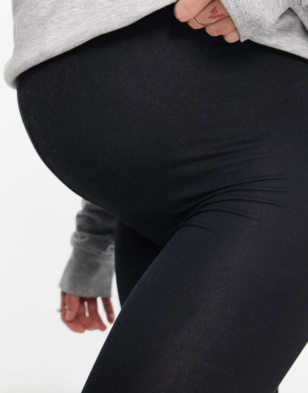 ASOS DESIGN Maternity over the bump leggings Product Image