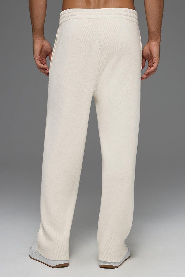 Scholar Straight Leg Sweatpant - Ivory Product Image