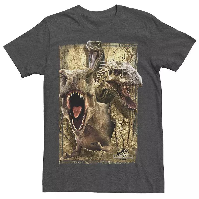 Men's Jurassic World Killer Dinosaur Collage Tee,  Product Image